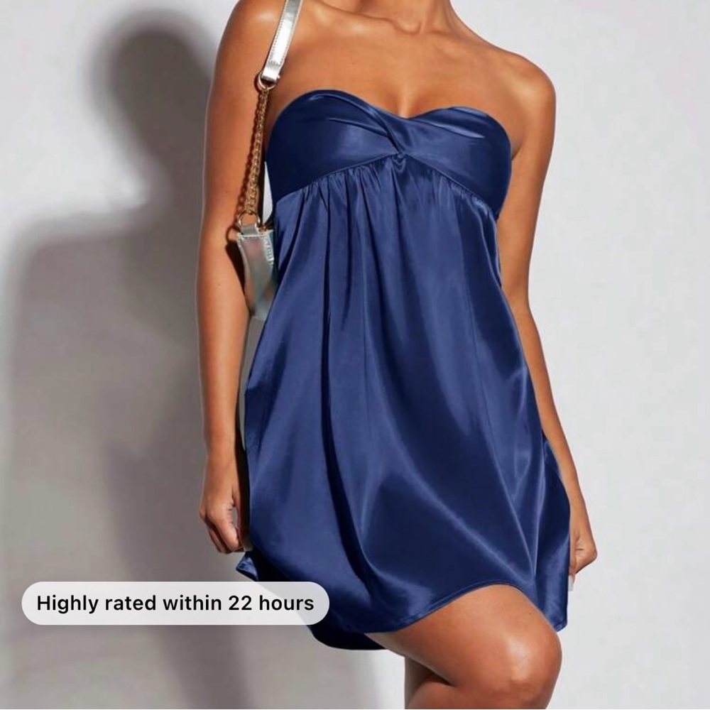DARK BLUE DRESS